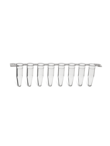 MICROTUBO PARA TERMOCICLADOR PCR 0.2 ML TIRA C/8